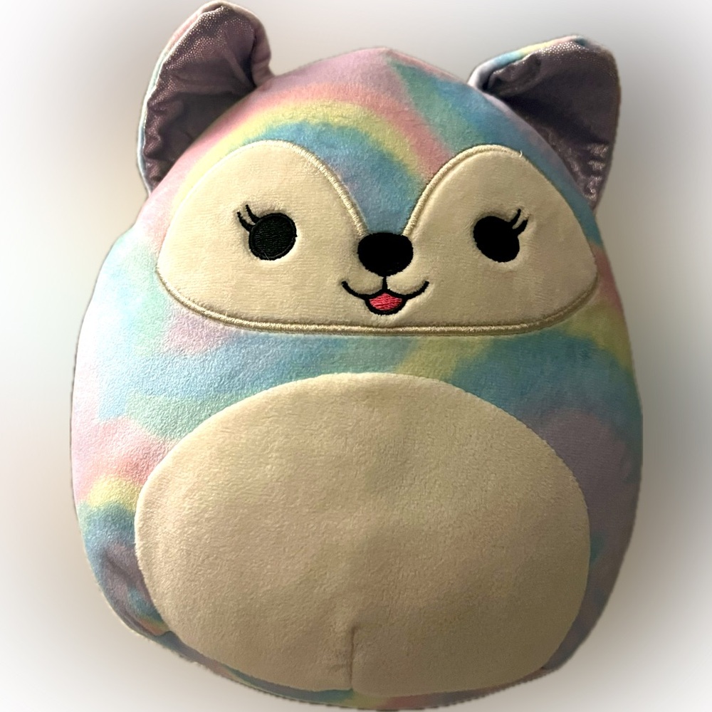 Squishmallows 8-Inch Felexine The Rainbow Fox